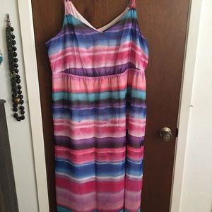 Colorful maxi dress